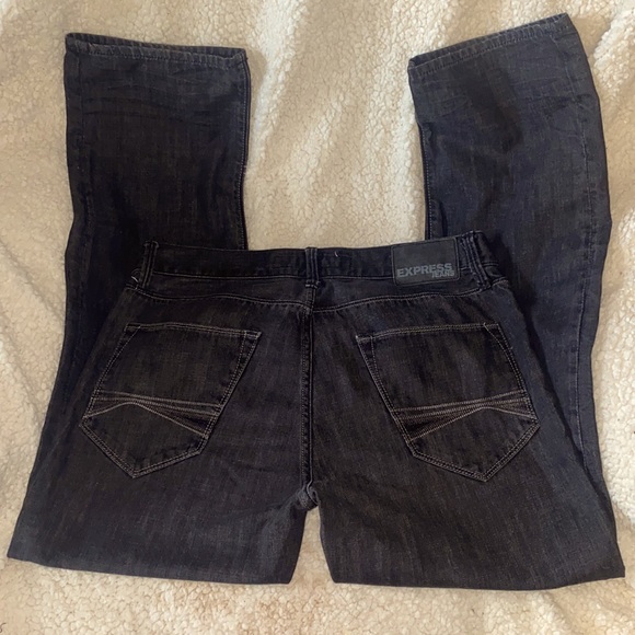 Express Other - Express Jeans Rocco Slim Fit Straight leg. 32x30.  Black